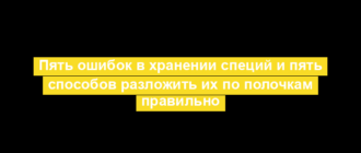 Пять ошибок в хранении специй и пять способов разложить их по полочкам правильно