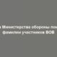 Архив Министерства обороны поиск по фамилии участников ВОВ